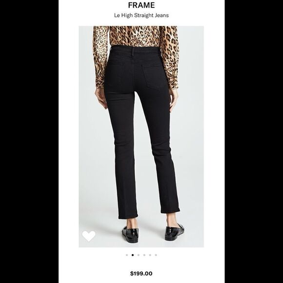 FRAME Le High Straight Jeans size 32 - Picture 11 of 12